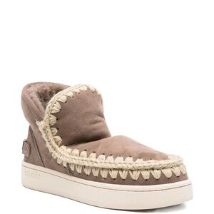 Mou Women's Tan Suede Slippers